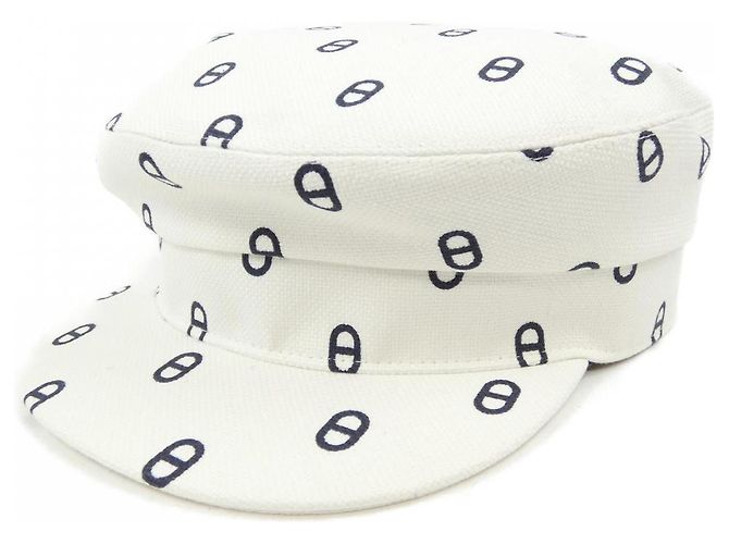Hermès Gorra ToilH CHAINE D'ANCRE de Hermes Blanco