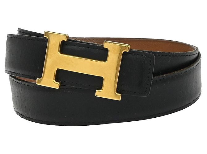 Hermès Hermes Constance Reversible Belt Leather Medium Black