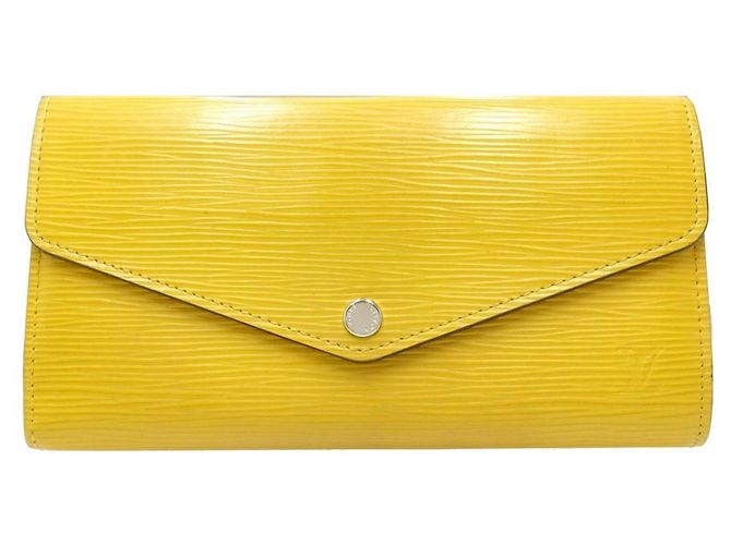 Louis Vuitton Epi Long Wallet in Mimosa