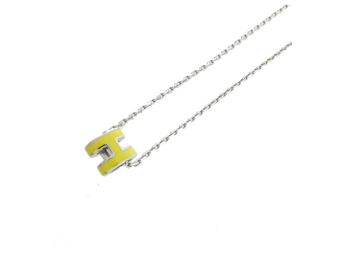 Hermès Collier Hermes Pop H MINI 147992FP Doré 