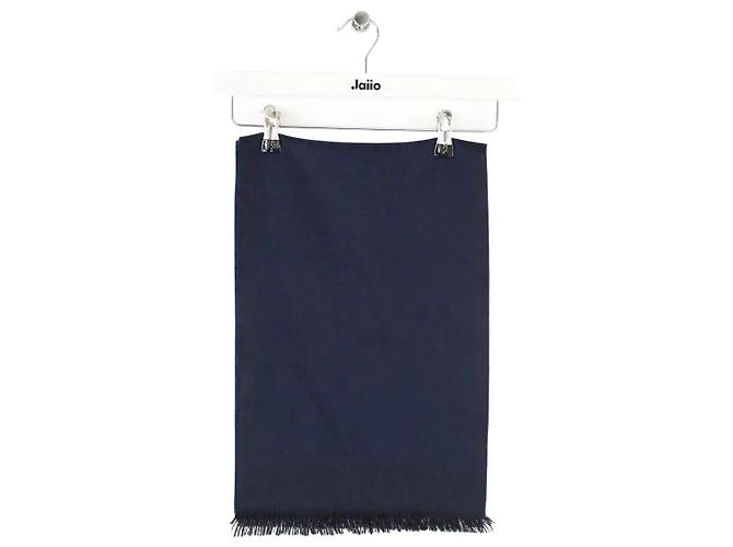 Bulgari Sciarpa in cashmere blu navy