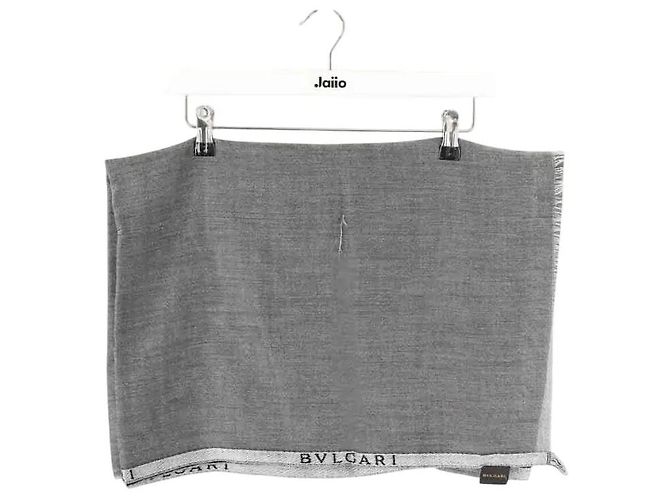 Bulgari Gray cashmere scarf