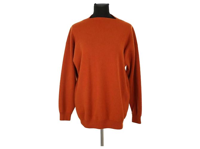 Alaïa Brauner Kaschmirpullover 