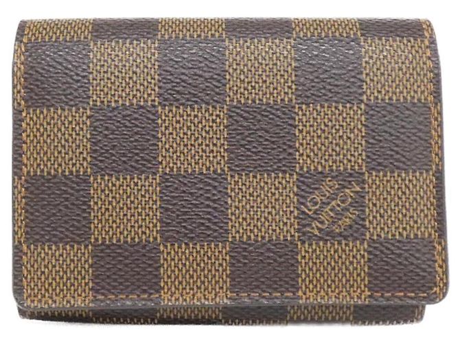Louis Vuitton Damier Envelope Business Card Holder Damier ebene