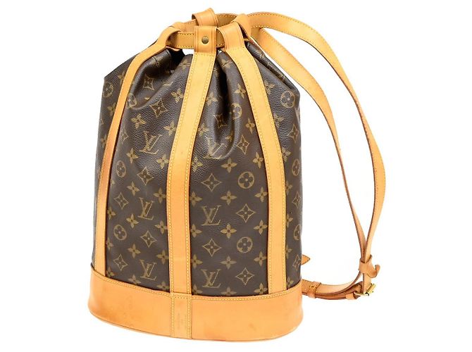 Louis Vuitton Randonnee Backpack Monogram Canvas PM Brown