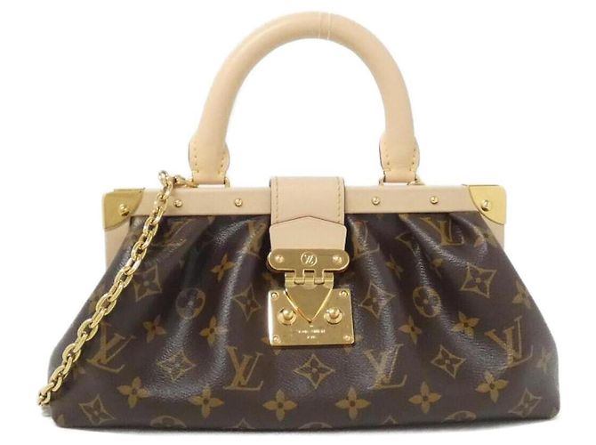 Sac à main pochette Monogram Louis Vuitton M46544 Marron Monogramme