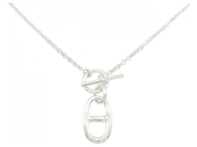 Hermès Collana in Argento Chaine d'Ancre Hermes 