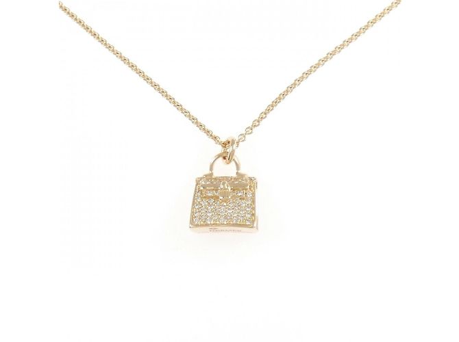Hermès Collana Hermes Kelly 0,21CT D'oro Oro rosa