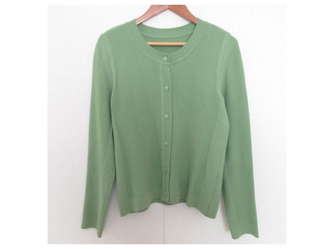 Autre Marque Cárdigan de Punto Crujiente FOXEY Verde
