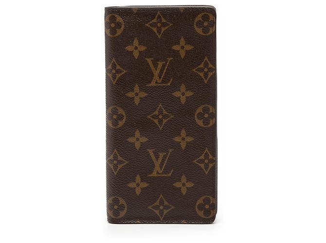 Louis Vuitton Brown Monogram Brazza Wallet
