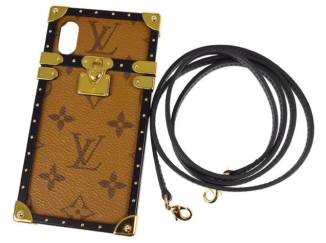 Louis Vuitton Phone case Canvas Brown