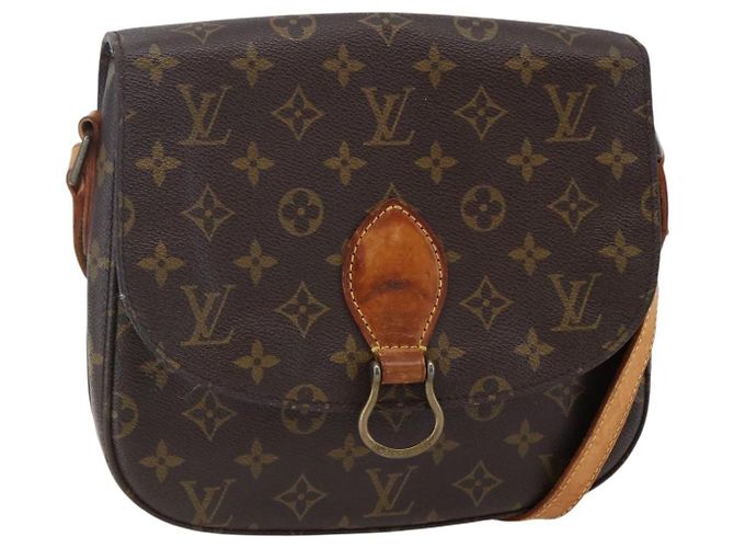 LOUIS VUITTON Bolsa de Ombro Monogram Saint Cloud GM M51242 LV Auth BA6640 Monograma