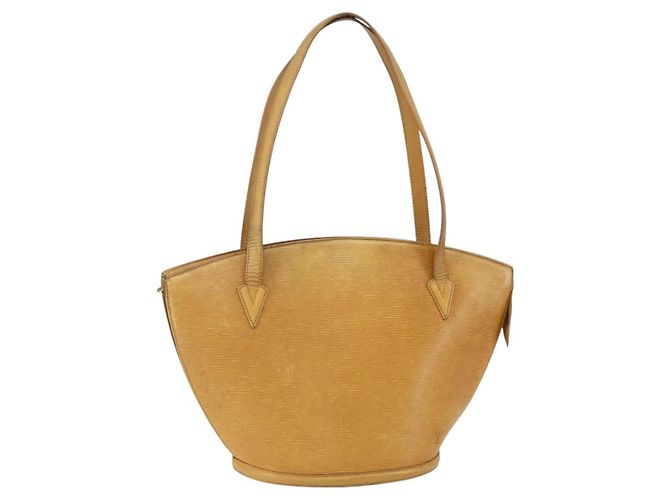 LOUIS VUITTON Bolsa de Compras de Hombro Epi Saint Jacques Amarilla M52269 Auth 151094 Amarillo