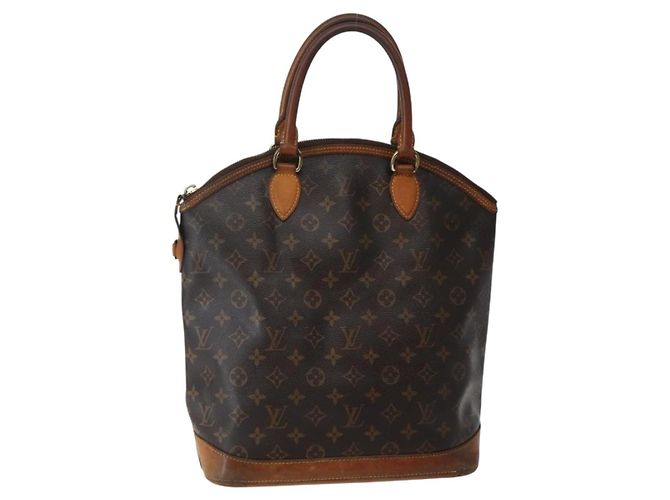 LOUIS VUITTON Bolso de mano vertical Monogram Lockit M40103 LV Auth 144056 Monograma