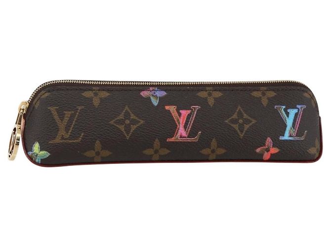 LOUIS VUITTON Monogram Trousse Elizabeth Pen Case GI0907 LV Auth 145058A