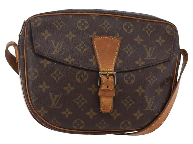 LOUIS VUITTON Monogram Jeune Fille GM Schultertasche M51225 LV Auth ep11192 Monogramm