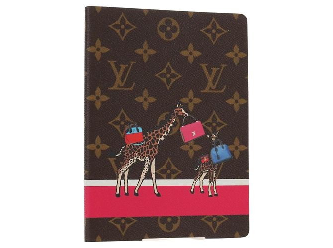 LOUIS VUITTON Monogram Kaye Clemence Note Cover GI0767 LV Auth 145799A