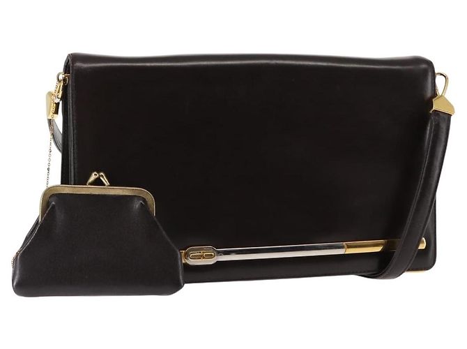 Borsa a Spalla Christian Dior in Pelle Marrone Auth BA6824