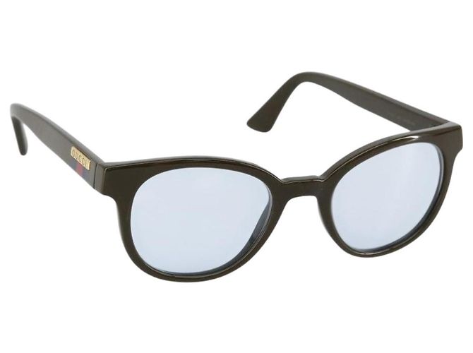 Óculos de sol GUCCI Sherry Line de plástico caqui Auth BA5568