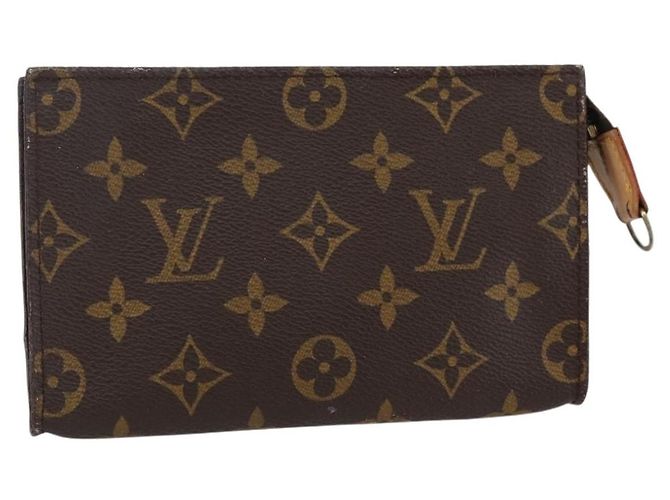 LOUIS VUITTON Monogram Bucket PM Accessory Pouch LV Auth 145087