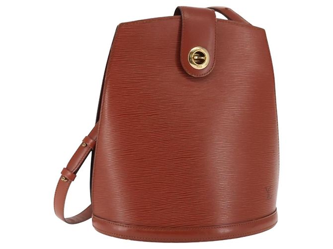LOUIS VUITTON Sac à épaule Epi Cluny Marron M52253 LV Auth 146478