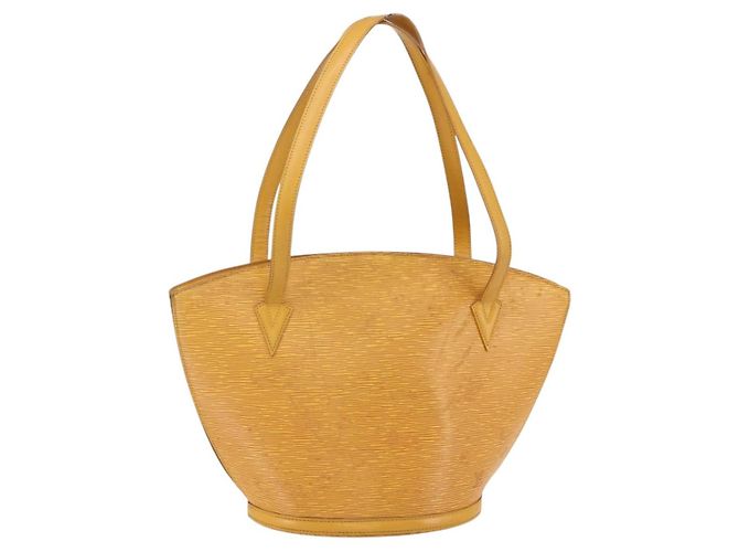 LOUIS VUITTON Sac de Shopping Epi Saint Jacques Jaune M52269 LV Auth 149155