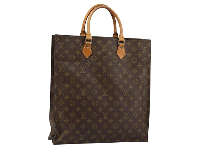 LOUIS VUITTON Bolsa Sac Plat Monogram M51140 LV Auth bs29566 Monograma