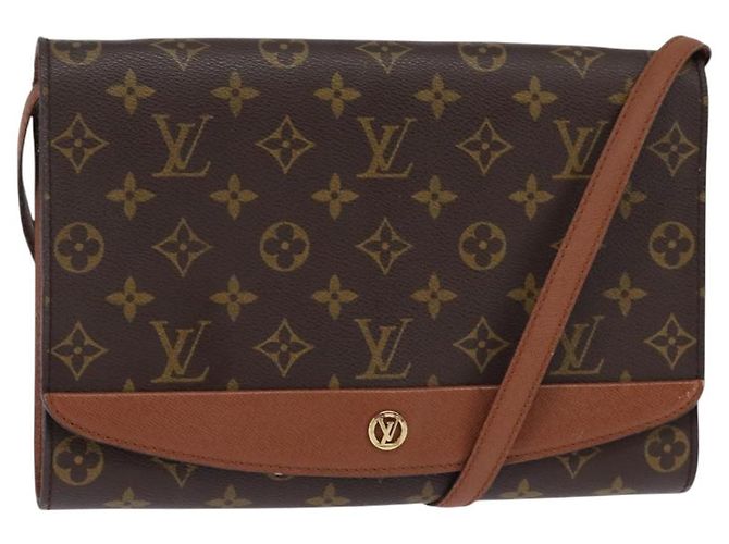 LOUIS VUITTON Bolsa de Ombro Monogram Bordeaux 27 M51797 LV Auth ep11293 Monograma