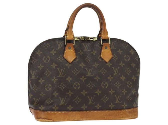 LOUIS VUITTON Monogram Alma Handtasche M51130 LV Auth BA7155 Monogramm