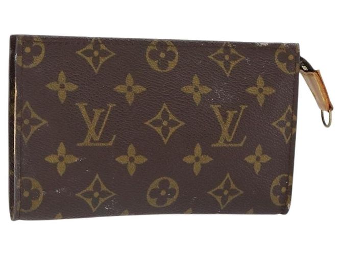 LOUIS VUITTON Monogram Bucket PM Accessory Pouch LV Auth 149207