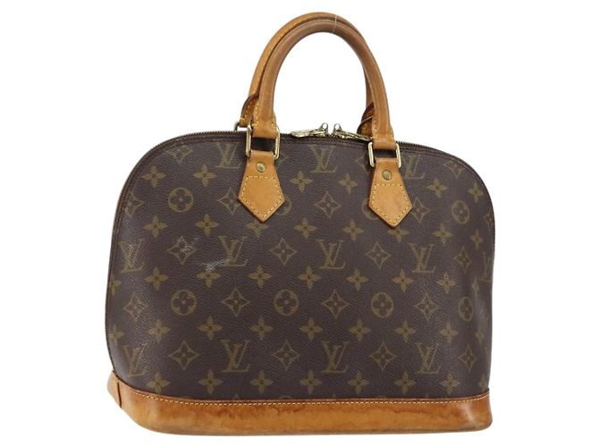 LOUIS VUITTON Monogram Alma Handtasche M51130 LV Auth 152770 Monogramm