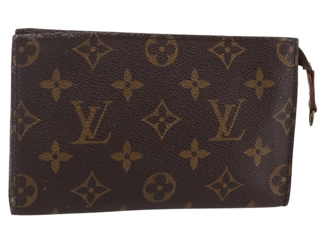 LOUIS VUITTON Monogram Bucket PM Accessory Pouch LV Auth bs30148