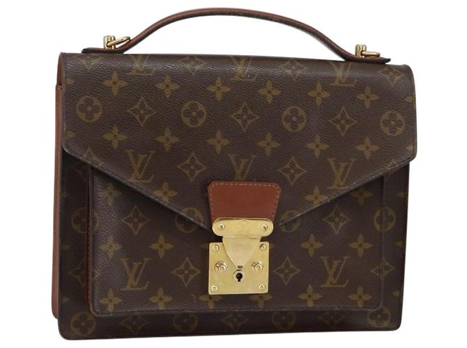 LOUIS VUITTON Handtasche Monceau 28 M51185 LV Auth 149562 Monogramm