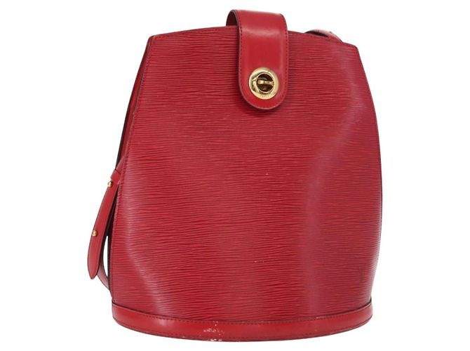 LOUIS VUITTON Borsa a Spalla Epi Cluny Rossa M52257 LV Auth 153374 Rosso