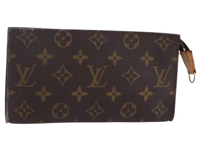 LOUIS VUITTON Pochette Bucket Monogram GM Accessorio LV Auth am9567 Monogramma