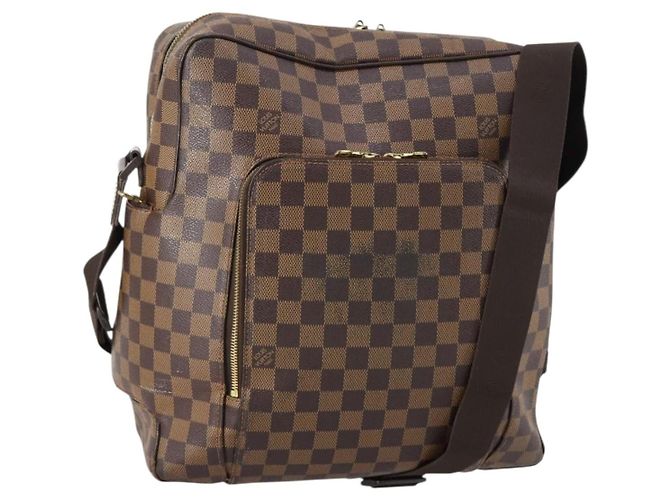 LOUIS VUITTON Borsa a Spalla Damier Ebene Olaf GM N41440 LV Auth BA7008