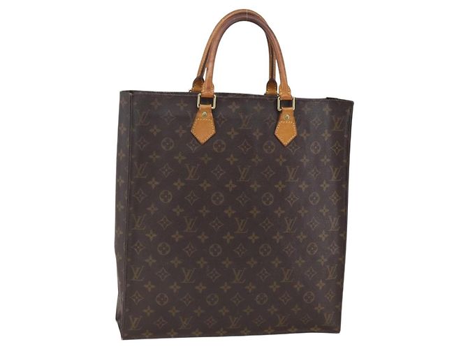 LOUIS VUITTON Bolsa Sac Plat Monogram M51140 LV Auth hk3202 Monograma