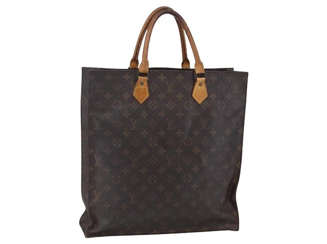 LOUIS VUITTON Bolsa Sac Plat Monogram M51140 LV Auth bs30690 Monograma