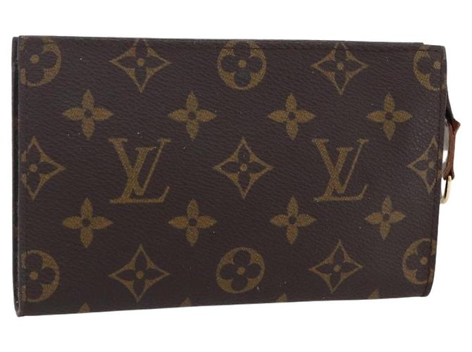 LOUIS VUITTON Monogram Bucket PM Accessory Pouch LV Auth bs31228