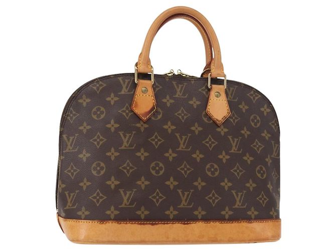 LOUIS VUITTON Bolsa de Mão Monogram Alma M51130 LV Auth 151902 Monograma