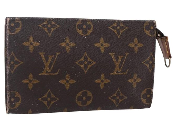 LOUIS VUITTON Monogram Bucket PM Accessory Pouch LV Auth ar13850