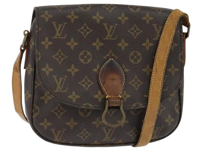 LOUIS VUITTON Bolsa de Ombro Monogram Saint Cloud GM M51242 LV Auth 150423 Monograma