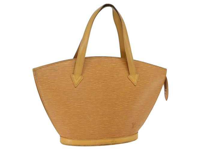 LOUIS VUITTON Sac à main Epi Saint Jacques Jaune M52279 LV Auth 150504
