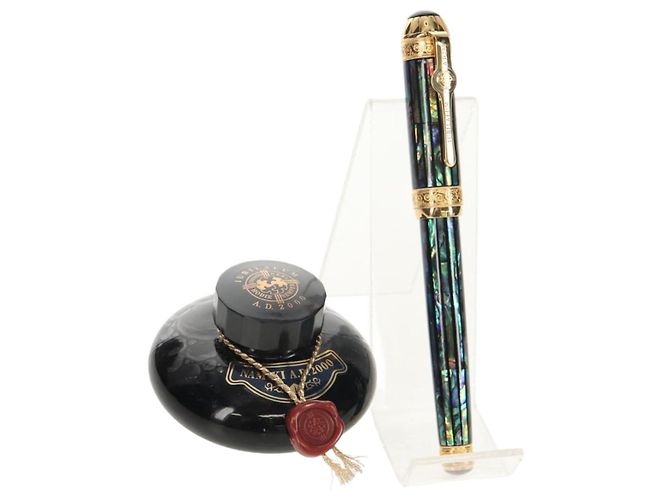 Autre Marque Füllfederhalter PILOT NAMIKI IUBILAEUM A.D2000 Metall Smaragdgrün Auth am9682A