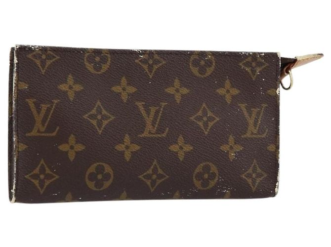 LOUIS VUITTON Monogram Bucket GM Accessory Pouch Vintage LV Auth th6481 Monograma