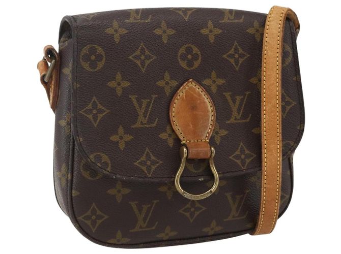 LOUIS VUITTON Borsa a Spalla Monogram Saint Cloud MM M51243 LV Auth BA8107 Monogramma