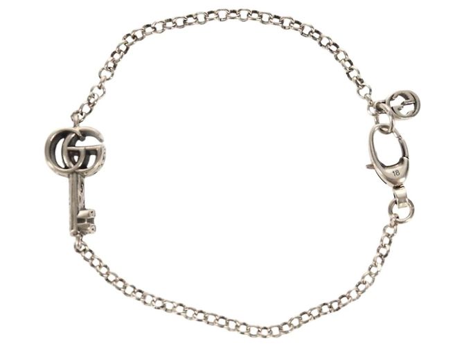 Pulsera Arabesque GUCCI Ag925 Plata Auth am9819V