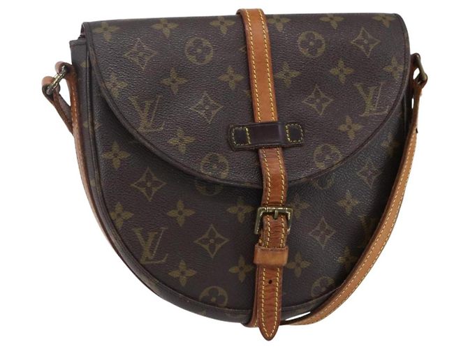 LOUIS VUITTON Bolsa de Ombro Monogram Chantilly MM M51233 LV Auth 150451 Monograma