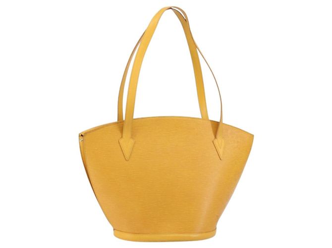 LOUIS VUITTON Bolsa de Compras de Hombro Epi Saint Jacques Amarilla M52269 Auth 154496 Amarillo