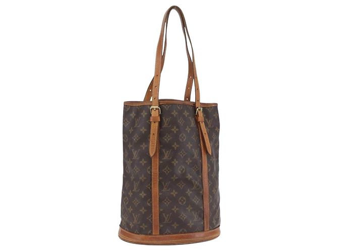 LOUIS VUITTON Bolsa de Ombro Monogram Bucket PM M42238 LV Auth th6541 Monograma